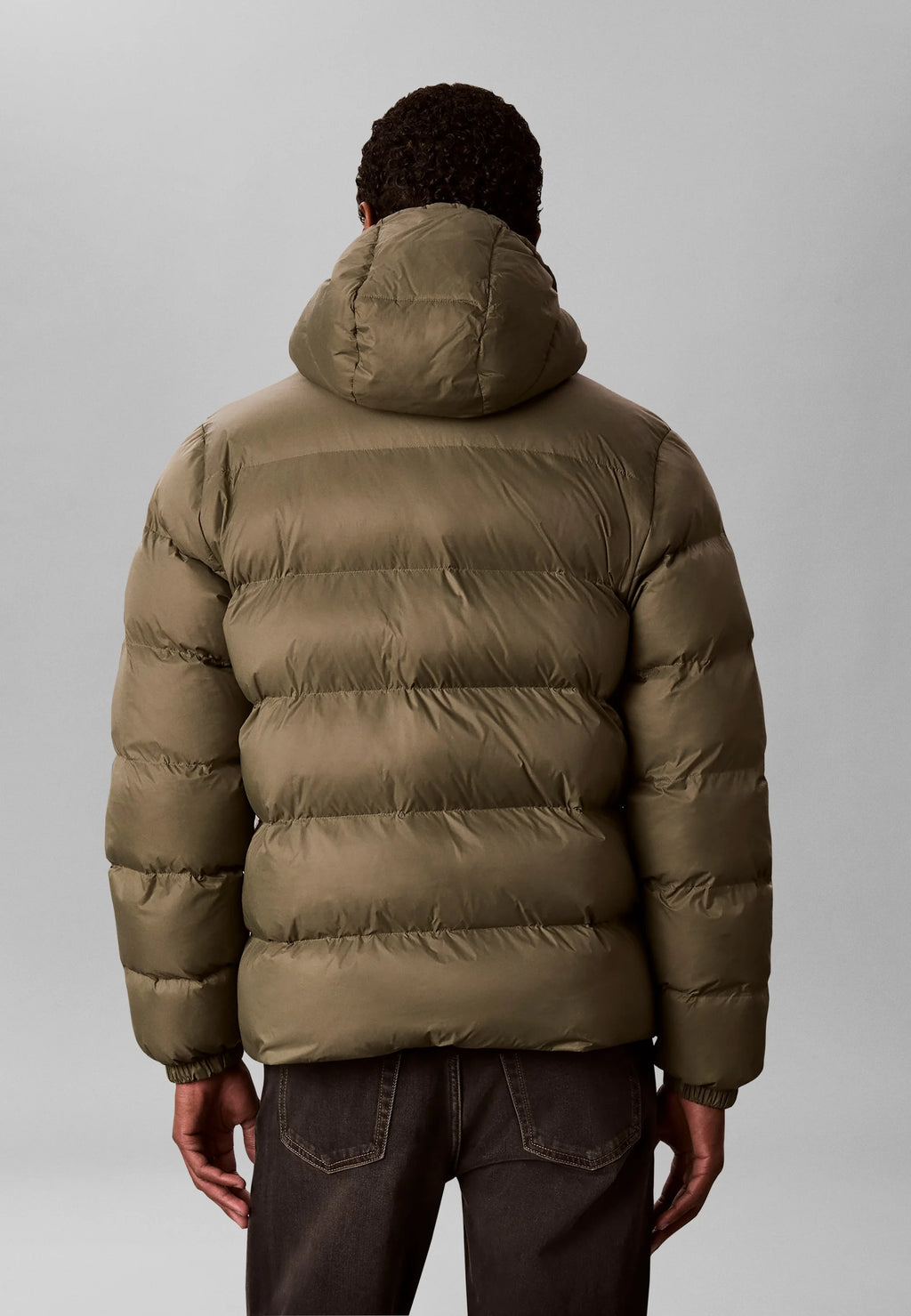 Casaco Calvin Klein Homem Ls Ltwt Nylon Padded Hooded Puff