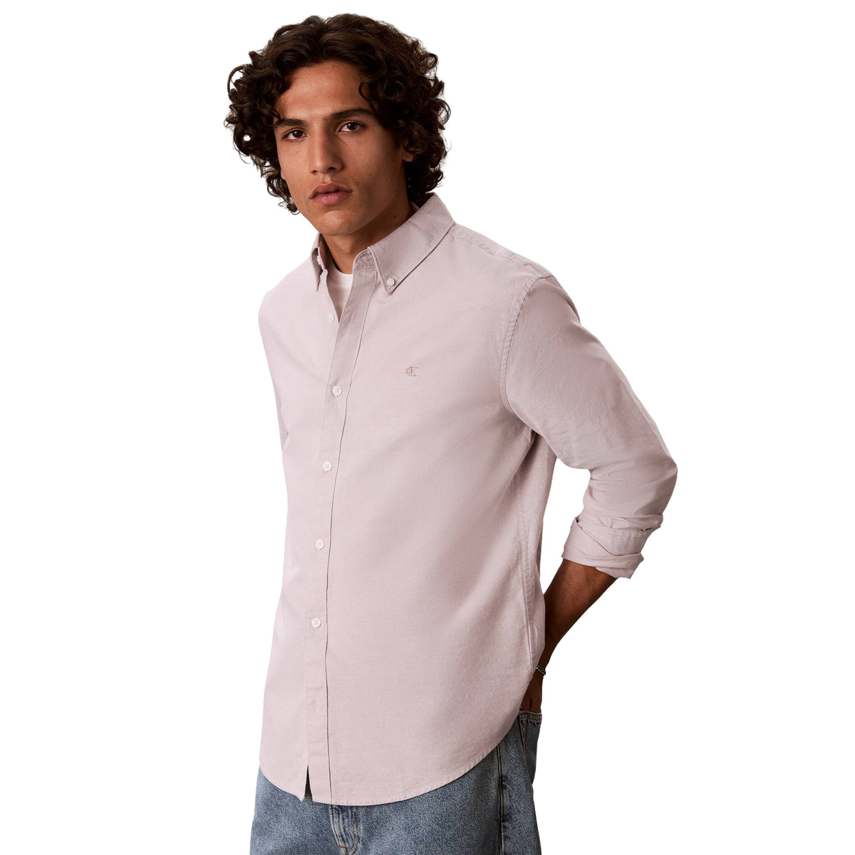 Camisa Calvin Klein Jeans Solid Oxford