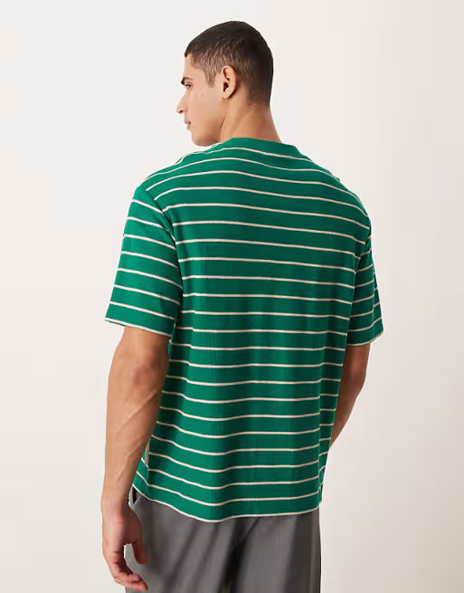 T-Shirt Calvin Klein Jeans Relaxed Piqué Stripe