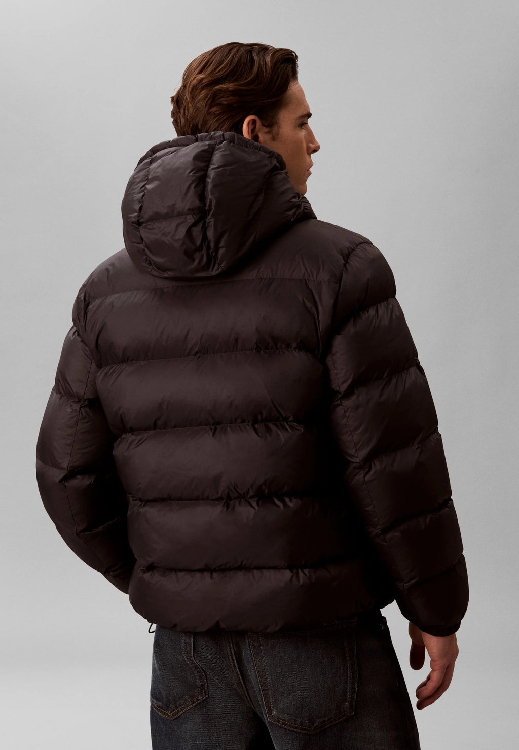 Casaco Calvin Klein Homem Ls Ltwt Nylon Padded Hooded Puff