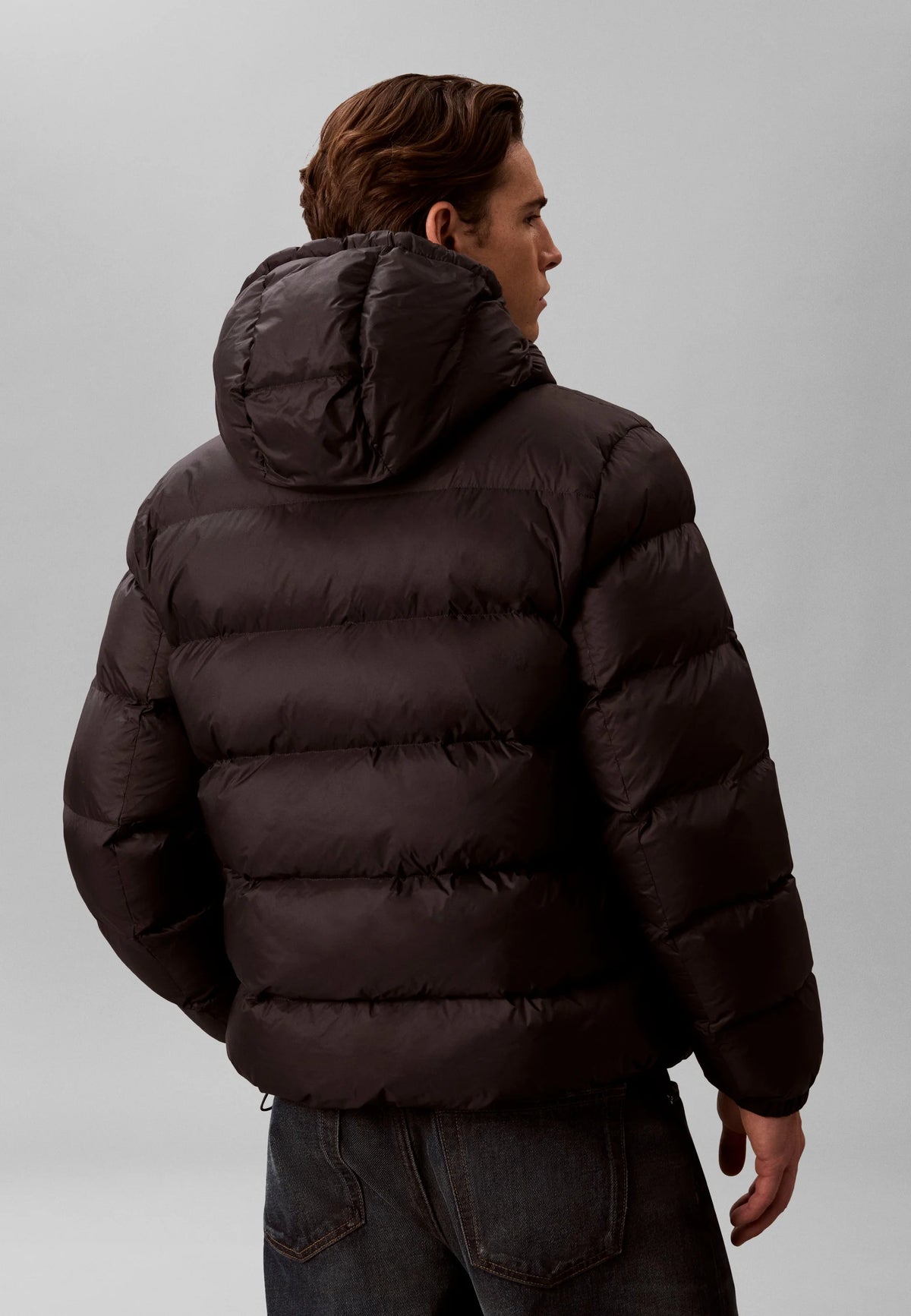 Casaco Calvin Klein Homem Ls Ltwt Nylon Padded Hooded Puff