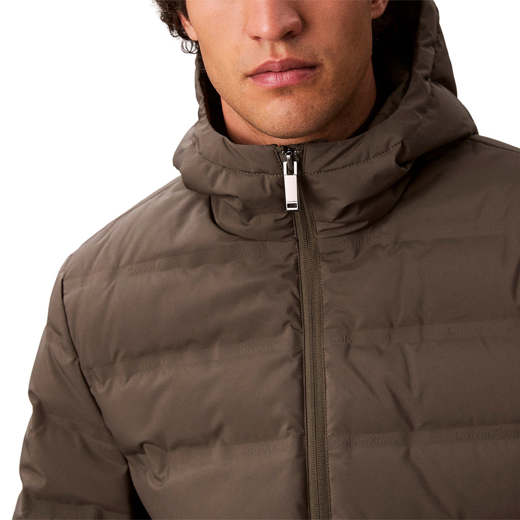 Casaco Calvin Klein Jeans Packable Embossed Jacket Beluga
