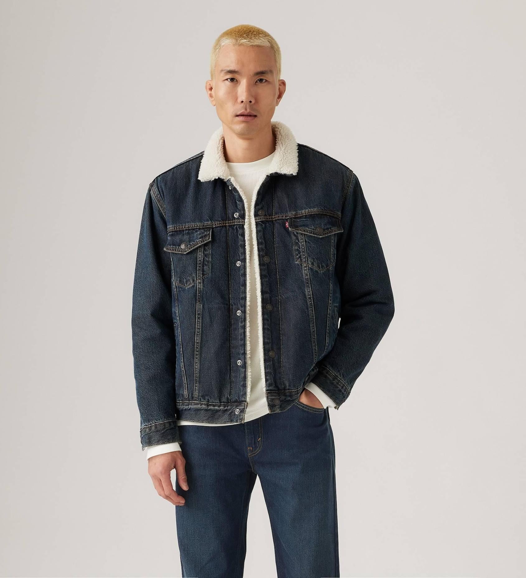 Casaco Levis Relaxed Fit Sherpa