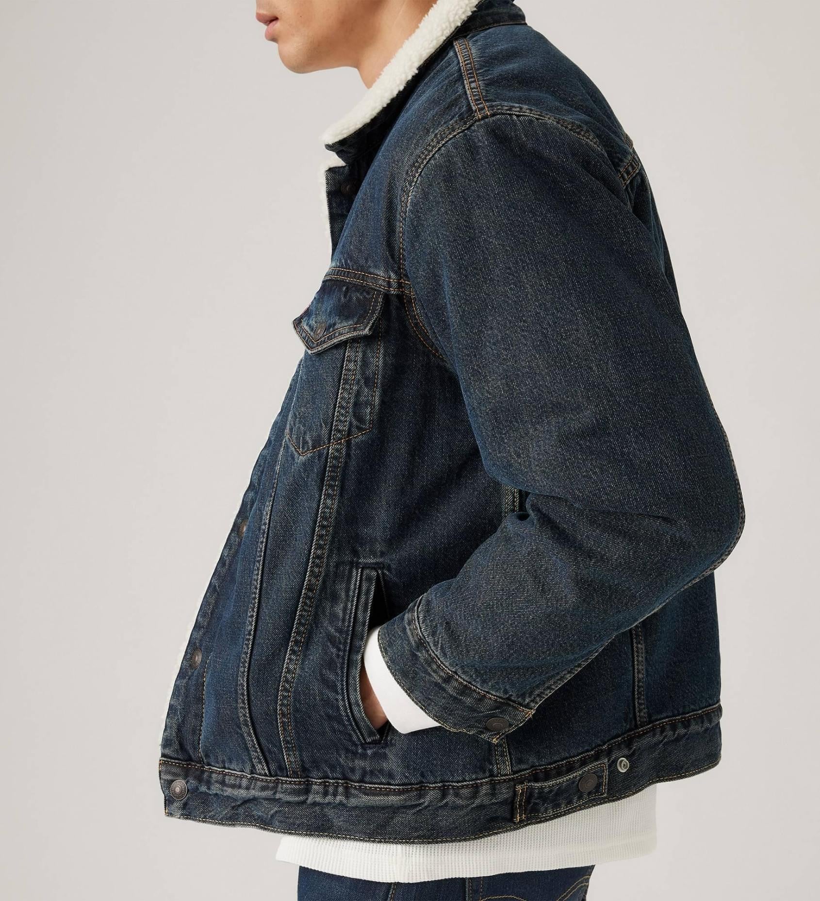 Casaco Levis Relaxed Fit Sherpa