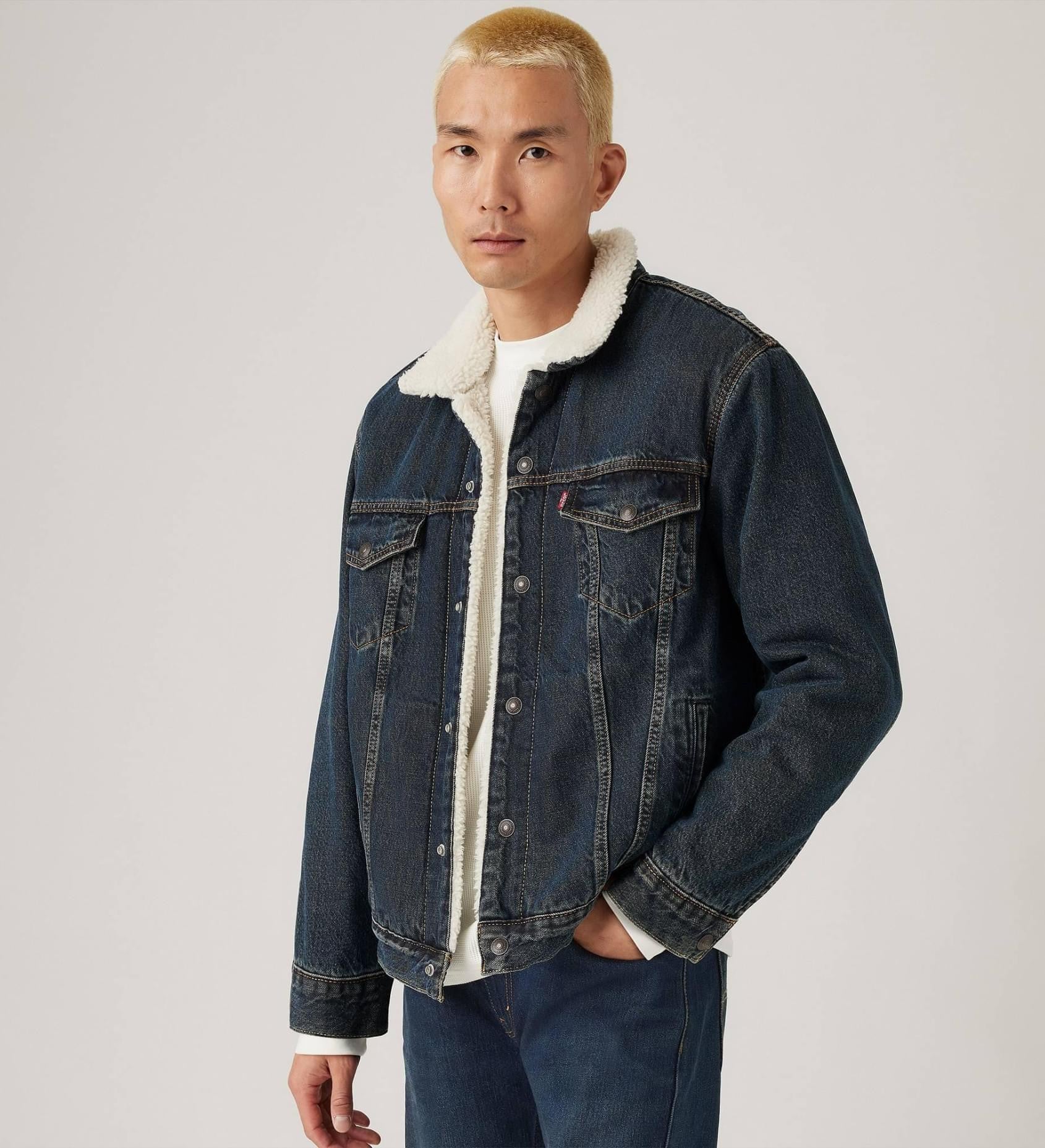 Casaco Levis Relaxed Fit Sherpa