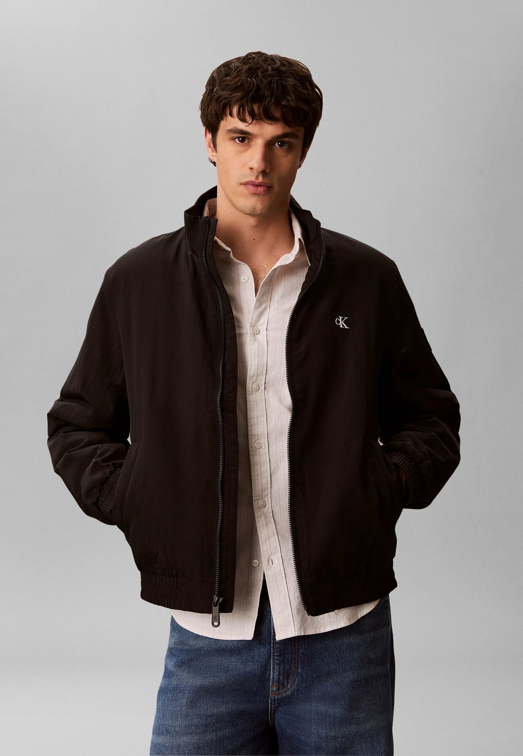 Casaco Calvin Klein Homem Nylon Harrington