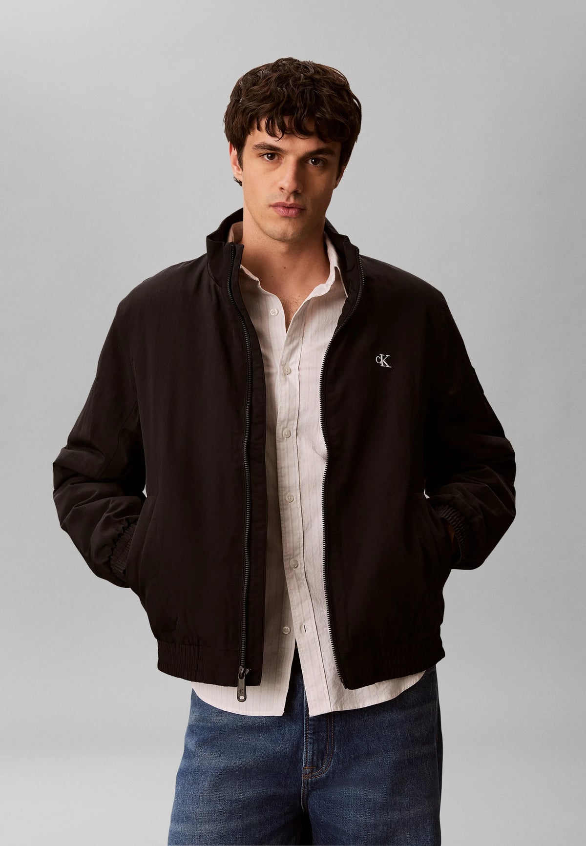 Casaco Calvin Klein Homem Nylon Harrington