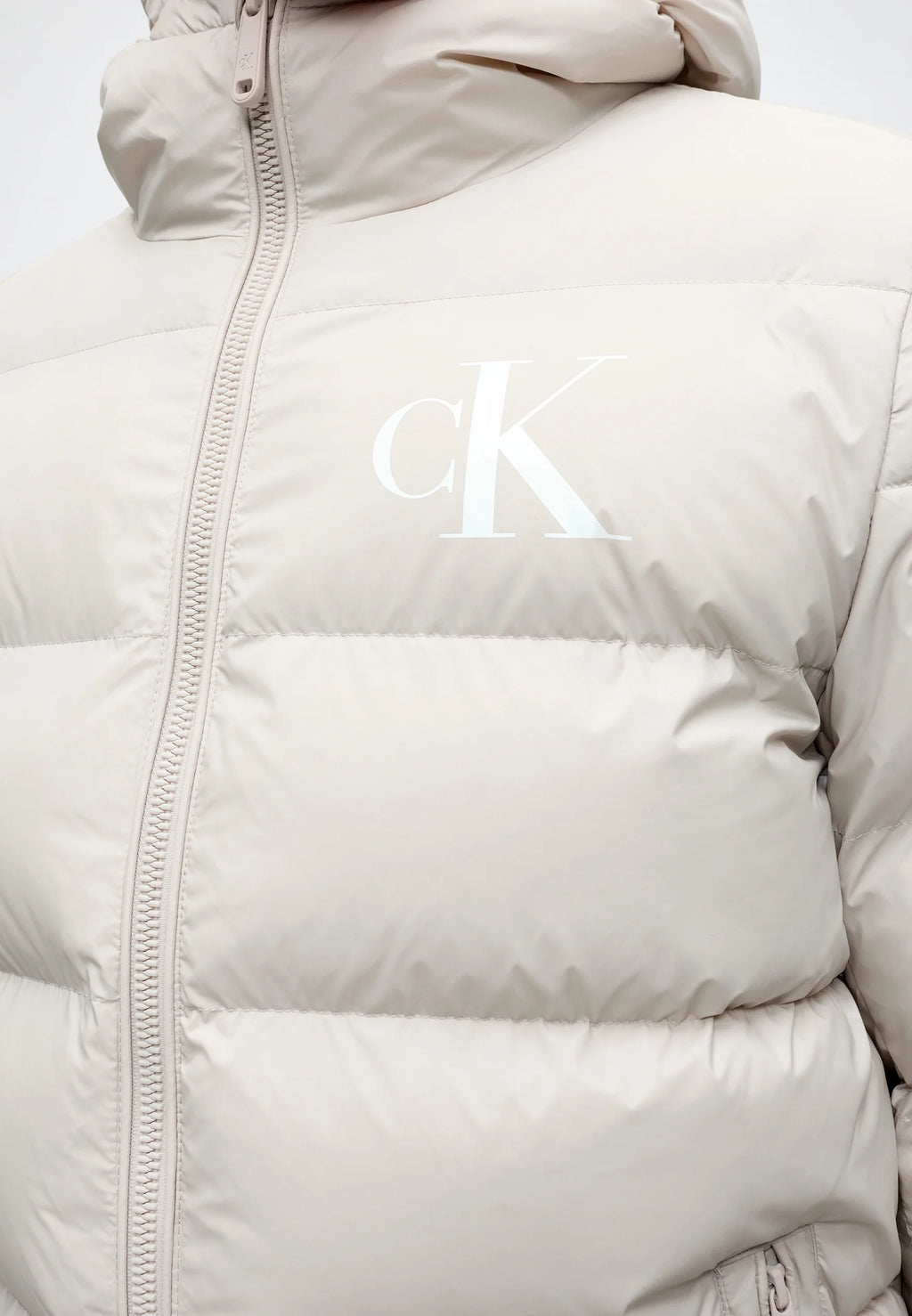 Casaco Calvin Klein Homem Ls Ltwt Nylon Padded Hooded Puff