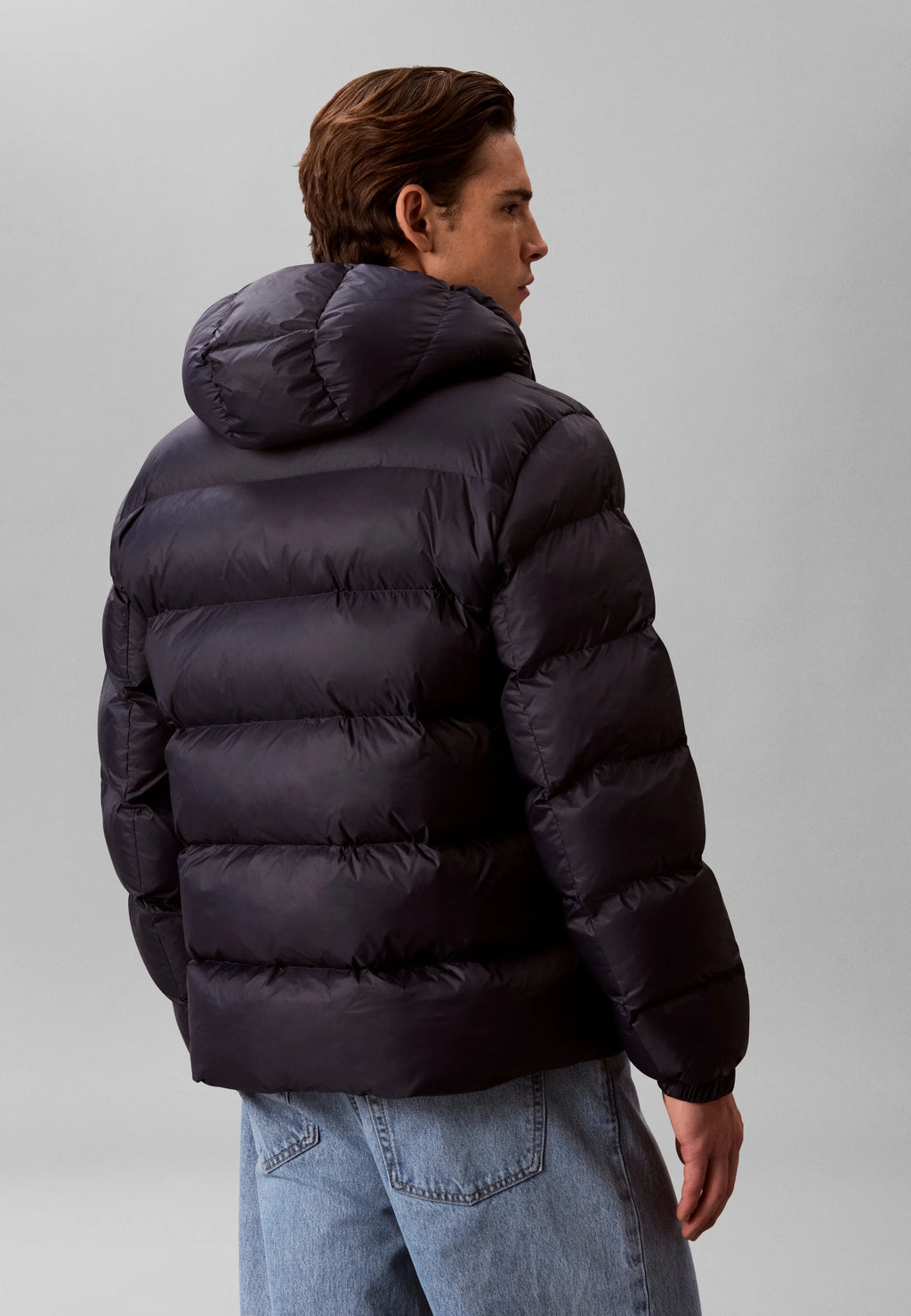 Casaco Calvin Klein Homem Ls Ltwt Nylon Padded Hooded Puff