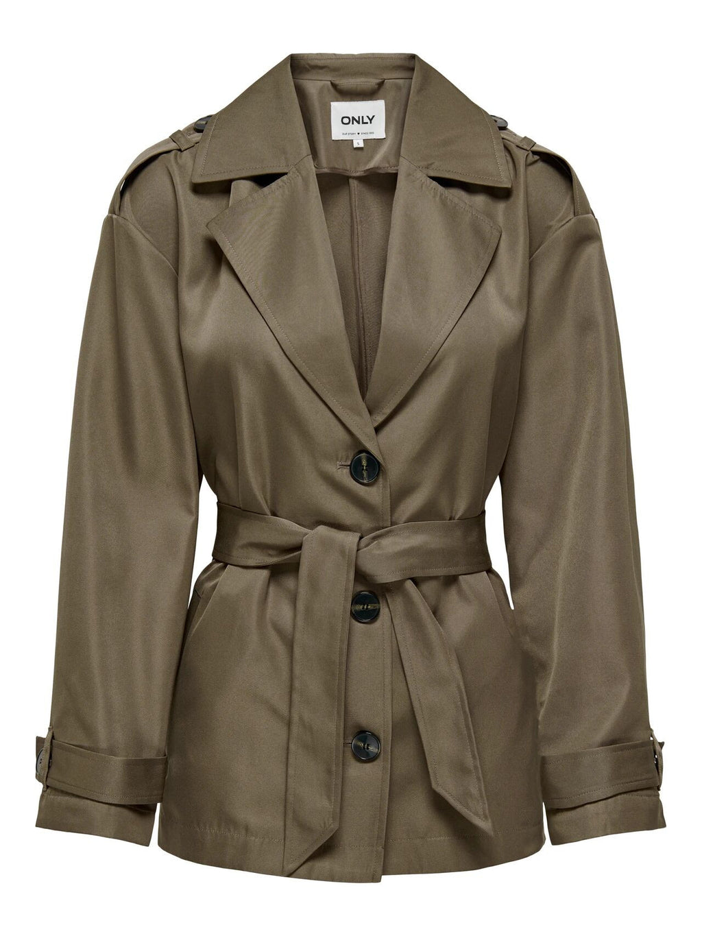 Gabardine ONLY ONLLINE Short Treenchcoat