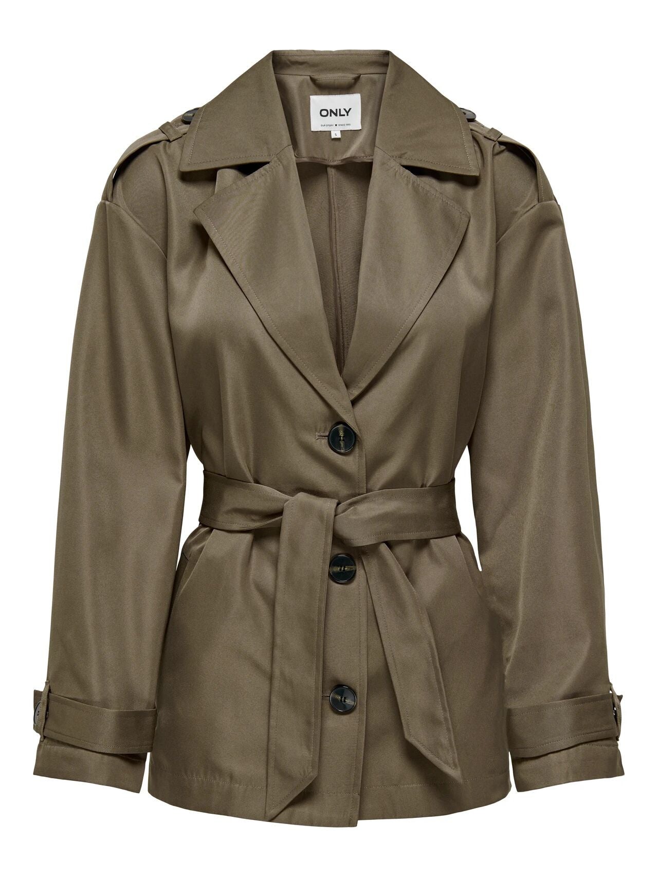 Gabardine ONLY ONLLINE Short Treenchcoat