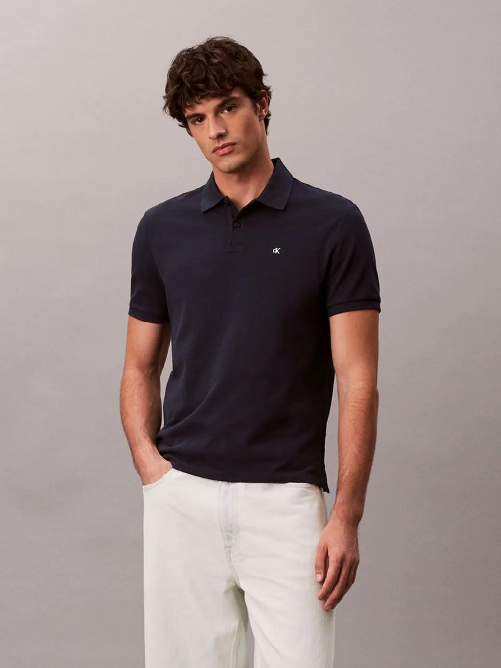 Polo Calvin Klein Jeans Monogram Pique