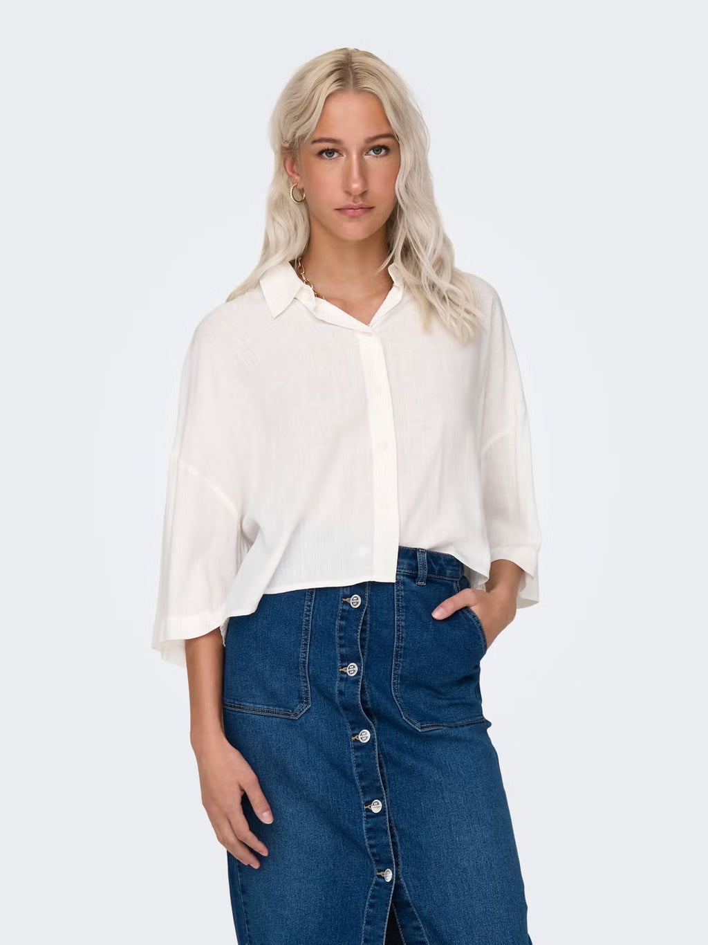 Camisa Crop ONLY ONLASTRID 2/4