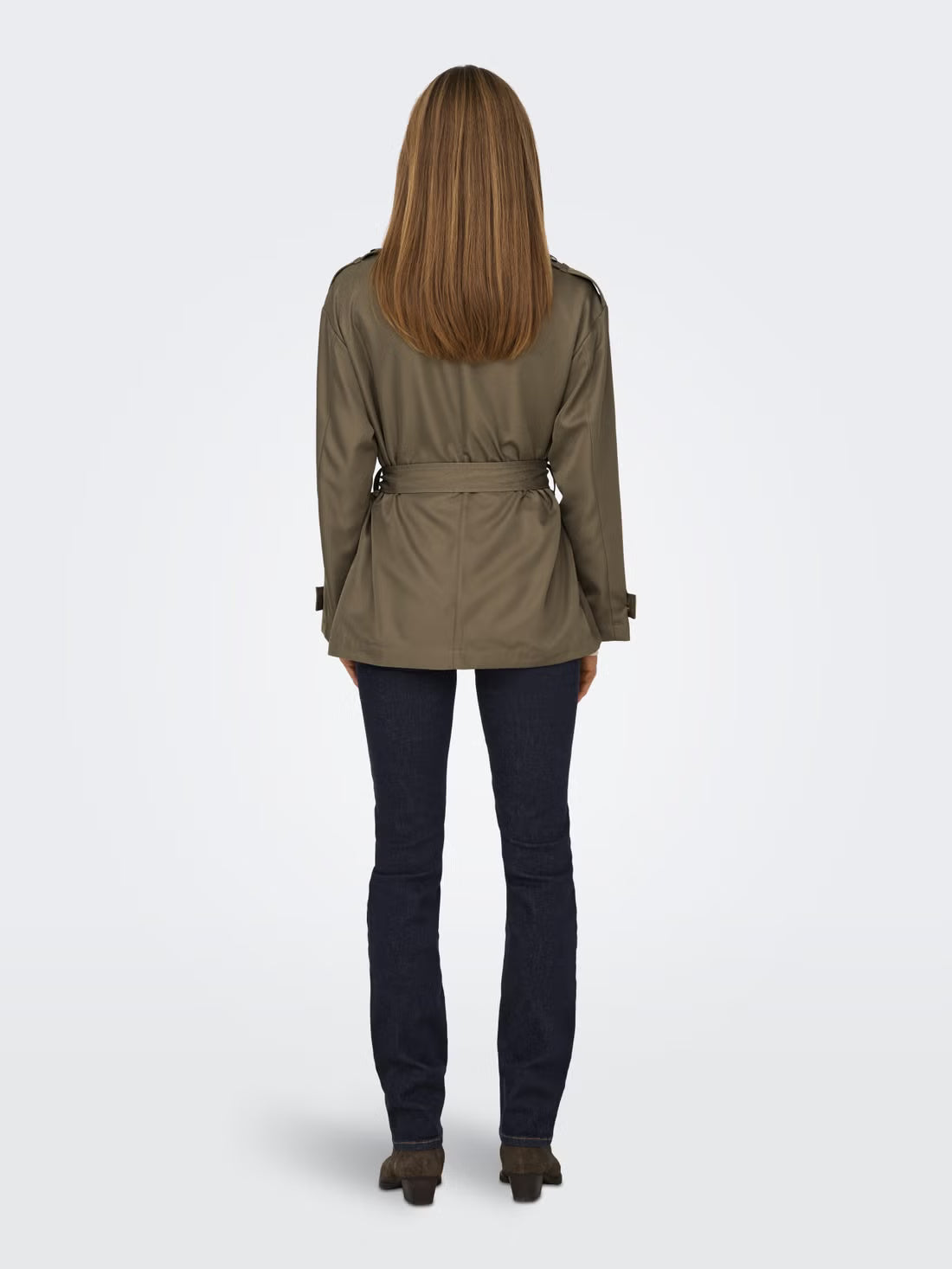 Gabardine ONLY ONLLINE Short Treenchcoat